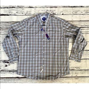 Egara KO Non-Iron Plaid Button Up Dress Shirt
